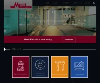 Meritelec.com(Merit Electric) Screenshot