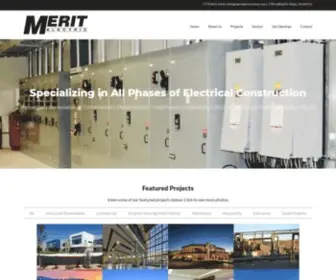 Meritelectricreno.com(Merit Electric) Screenshot