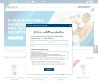 Meritene.it(Meritene i migliori integratori alimentari e vitaminici) Screenshot