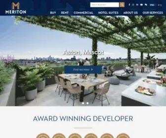Meriton.com.au(Luxury Apartments for Sale & for Lease) Screenshot