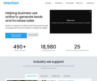 Meriton.in(Meriton Technologies) Screenshot