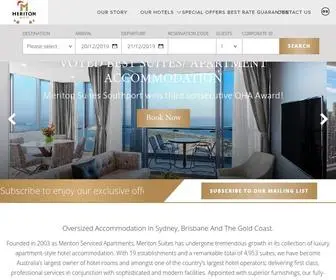 Meritonsuites.com.au(Meriton Suites) Screenshot