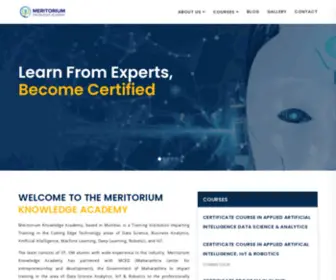 Meritorium.co.in(Meritorium Knowledge Academy) Screenshot