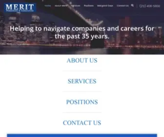 Meritpersonnel.com(Merit Personnel & Consulting) Screenshot