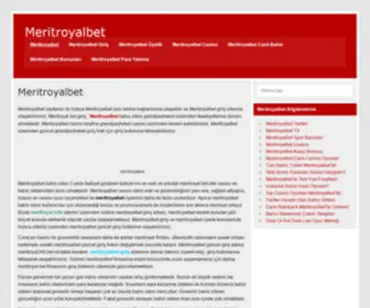 Meritroyalbetcanli.com(Meritroyalbetcanli) Screenshot