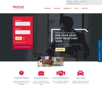 Meritrustcuonline.org(Meritrust Credit Union) Screenshot