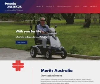 Meritsaustralia.com(Merits Australia) Screenshot