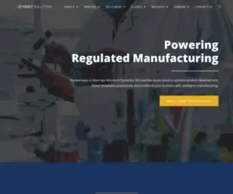 Meritsolutions.com(Intelligent Manufacturing) Screenshot