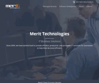 Merittechnologies.com(Merit Technologies LLC) Screenshot