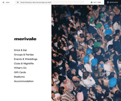 Merivale.com.au(Merivale) Screenshot