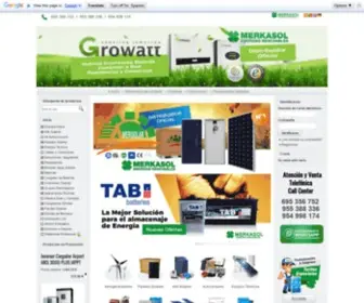Merkasol.com(Tu Tienda Online de Energía Solar y Autoconsumo) Screenshot