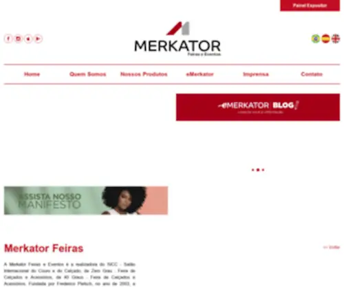 Merkatorfeira.com.br(Merkator Feiras e Eventos) Screenshot