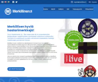 Merkillinen.fi(Turun Haalarimerkki Oy) Screenshot