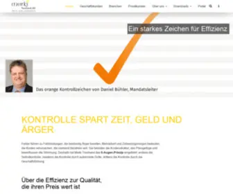 Merkitreuhand.ch(Kontrolle spart Zeit) Screenshot