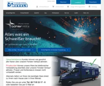 Merkle-Landshut.de(Merkle Schweißtechnik) Screenshot