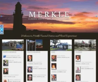 Merklefs.com(We invite you to visit our facilities. Merkle Funeral Service) Screenshot