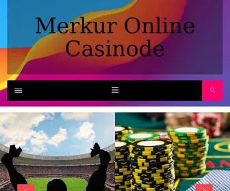 Merkuronlinecasinode.com Screenshot