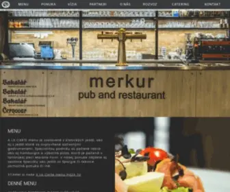 Merkurpub.sk(Merkur Pub & Restaurant) Screenshot