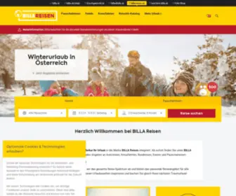 Merkurreisen.at(BILLA Reisen) Screenshot