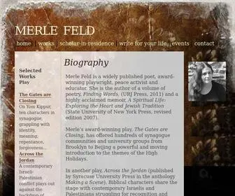 Merlefeld.com(Merle Feld) Screenshot