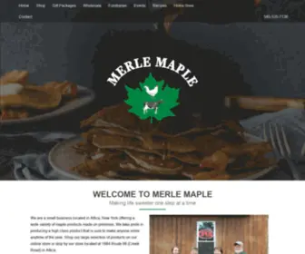 Merlemaple.com(Merle Maple LLC) Screenshot