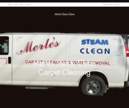 Merlessteam.com(Carpet Cleaner) Screenshot