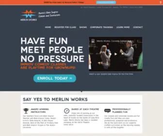 Merlin-Works.com(Best Improv Classes and Instructors in Austin) Screenshot