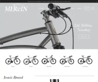 Merlinbikes.com(Merlin Bikes) Screenshot