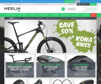 Merlincycles.com(Bikes & Bicycle Accessories at Merlin) Screenshot