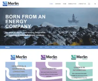 Merlinenergy.co.uk(Merlin Energy Resources Ltd) Screenshot