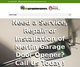 Merlingaragedooropeners.com.au(Merlin Garage Door Openers) Screenshot