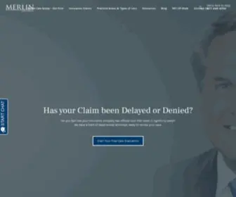 Merlinlawgroup.com(Property Insurance Claim Attorneys Resolving Insurance Claims) Screenshot