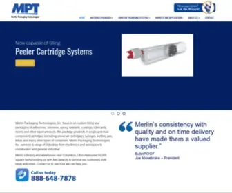 Merlinpackaging.com(Merlin Packaging Technologies) Screenshot