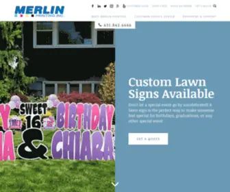 Merlinprinting.com(Merlin Printing) Screenshot