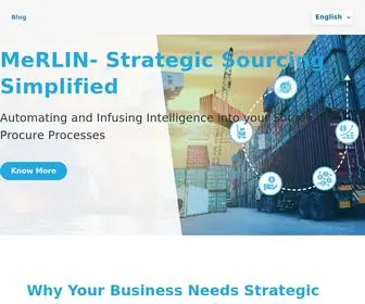 Merlinsourcing.com(Best Strategic Sourcing Solution to Streamline Procurement) Screenshot