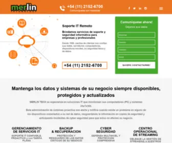 Merlintech.com.ar(Otro sitio realizado con WordPress) Screenshot