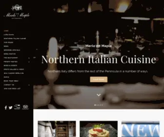 Merlochicago.com(Best Northern Italian Restaurant in Chicago) Screenshot