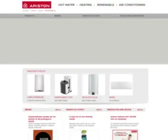 Merloni.com(Ariston Thermo) Screenshot