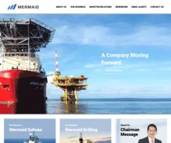 Mermaid-Group.com(Mermaid Maritime) Screenshot