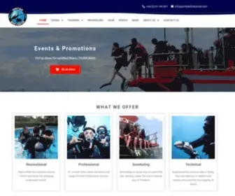 Mermaiddive.com(Jomtien Dive Center) Screenshot