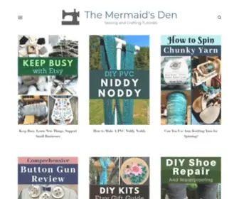 Mermaidsden.com(The Mermaid's Den) Screenshot