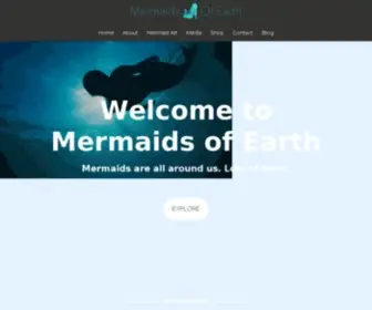 Mermaidsofearth.com(Mermaids of Earth) Screenshot