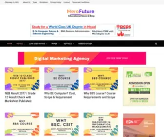 Merofuture.com(Merofuture) Screenshot