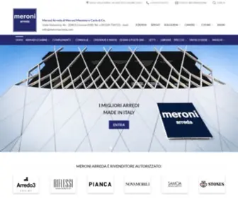 Meroniarreda.com(Arredamenti Lissone. Meroni Arreda la vostra casa con i migliori marchi Made in Italy) Screenshot