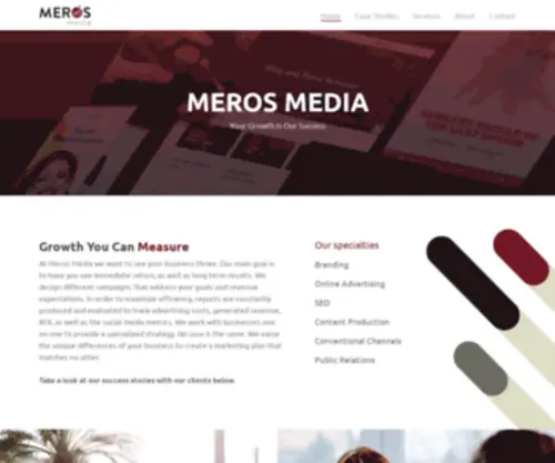 Merosmedia.com(Your Growth Is Our Success) Screenshot