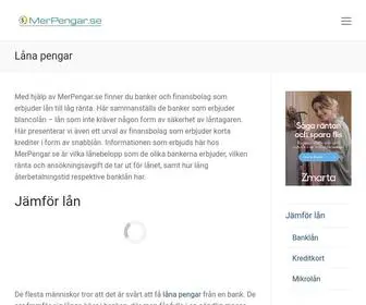 Merpengar.se(Låna) Screenshot