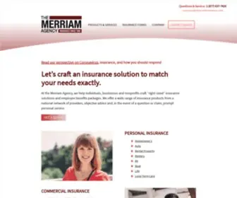 Merriaminsurance.com(Merriam Insurance) Screenshot