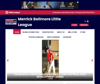 Merrickbellmorelittleleague.org(Merrick bellmore little league) Screenshot