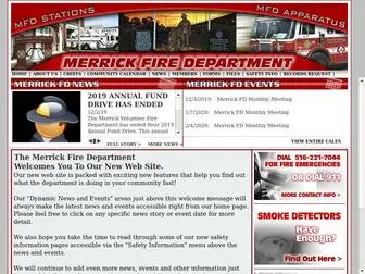 Merrickfd.org(Merrick Fire Department) Screenshot