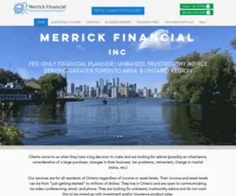 Merrickfinancial.ca(Merrick Financial Inc) Screenshot